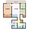 コープ野村四日市（617号室） 2DKの間取り