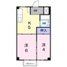 シングルハウスＫ 2Kの間取り