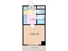 アイボンラビアン 1Kの間取り