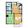 下田ビル 2LDKの間取り