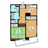 下田ビル 2DKの間取り