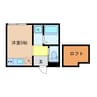 Sourian2 1Rの間取り
