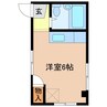 メゾンハピネス 1Rの間取り