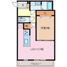 グラン・ルミエール 1LDKの間取り