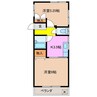 コーポラス日野 2Kの間取り
