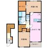 サンクレール　Ｂ 2LDKの間取り