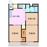 ラフォーレ新正Ａ 3DKの間取り