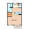 Ａｚｕｌ　Ｂ 1Rの間取り