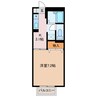 セフィラ西日野 B棟 1Kの間取り