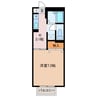 セフィラ西日野 B棟 1Kの間取り
