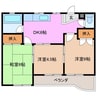 メゾン吉川 3DKの間取り