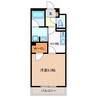 ナビ シティー 川原町 1Kの間取り