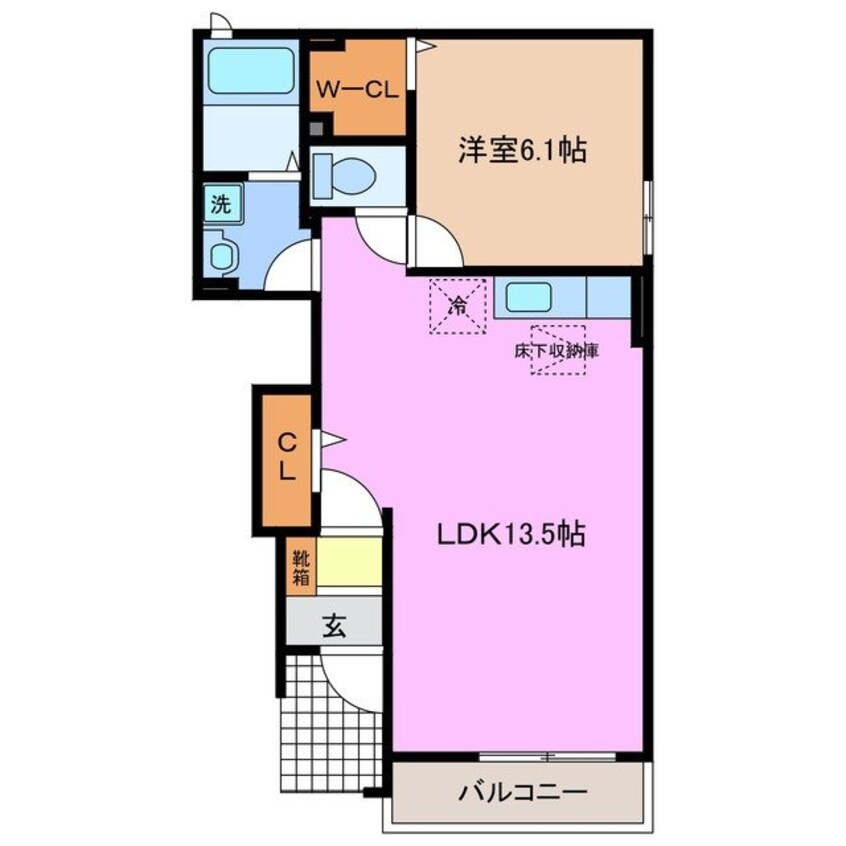 間取図 バンビ　イトウ