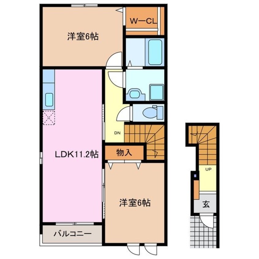 間取図 フォルシュ　ハイム　Ａ
