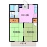 シティハイツ後藤 2Kの間取り