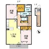 エクセレント ヒルズ 2LDKの間取り