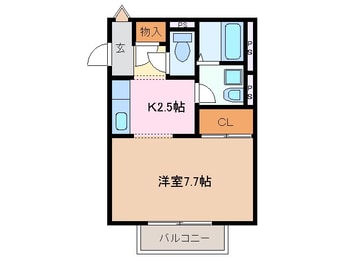 間取図 ニューハイツ日野
