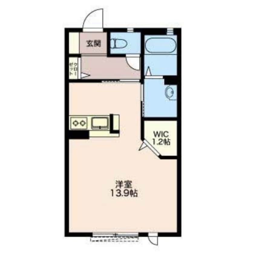 間取図 カルチェ・ブラン　Ｈ棟