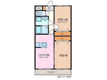 間取図 コーラルガーデン