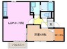 セジュールマロン 1LDKの間取り