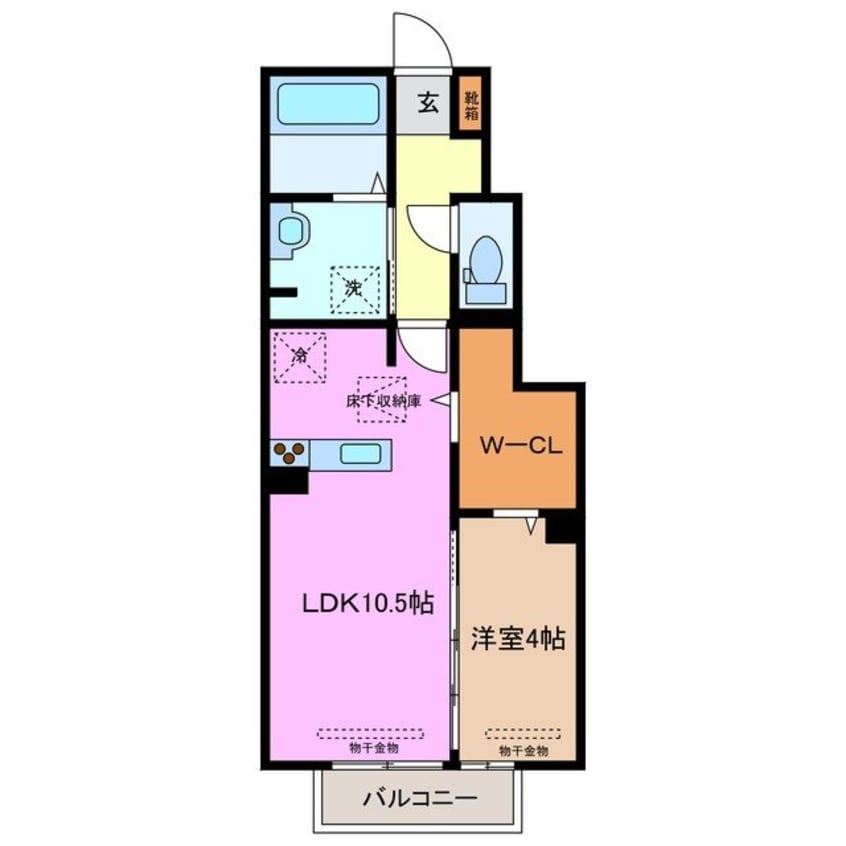 間取図 ラウレ松原