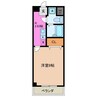 サニーヒルズあい 1Kの間取り