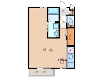 間取図 レセンテ下之宮