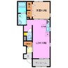 コリーヌ東坂部Ｂ 1LDKの間取り