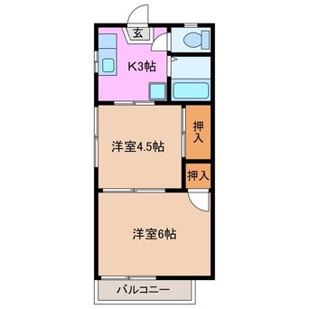 間取図 フォーブルあさけ