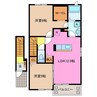 ハーモニー　Ⅱ 2LDKの間取り