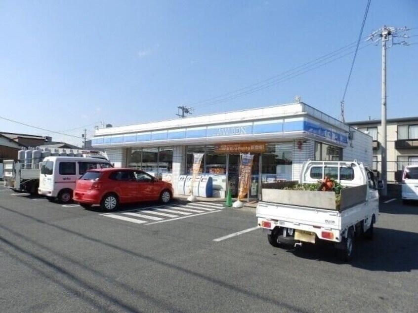 ローソン四日市別名店(コンビニ)まで397m サンライズタウン