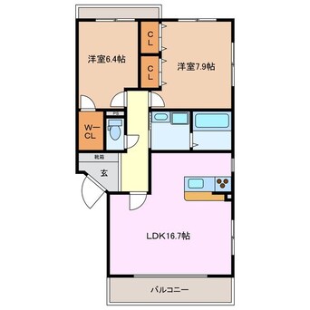 間取図 フローリッシュS