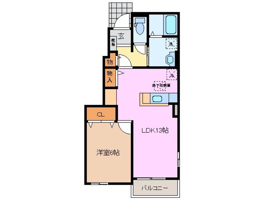 間取図 サンリバー