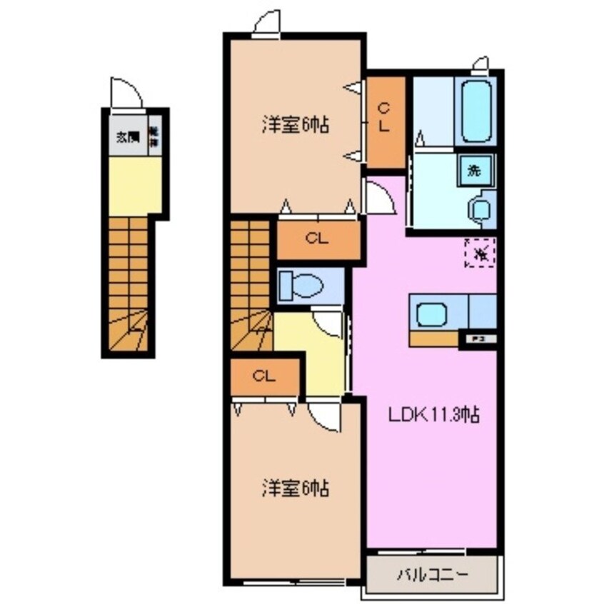 間取図 メゾン・フィロスⅠ
