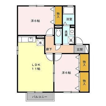 間取図 ドミール大谷台　B