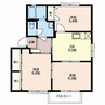 ルーラルグリーンＡ 3DKの間取り
