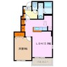 ロジュマン　リアンＢ 1LDKの間取り