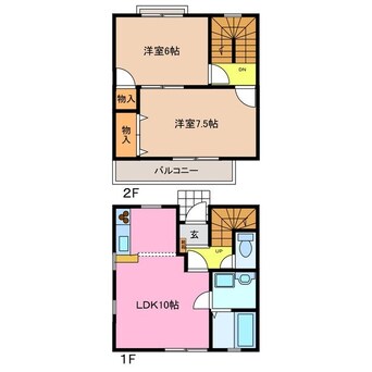 間取図 フォルトゥーナヒルズ　Ａ棟