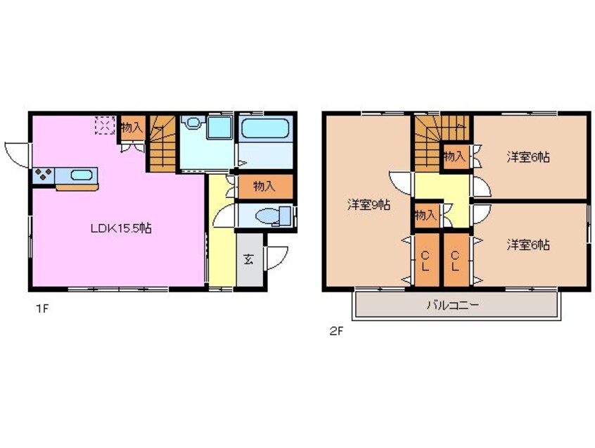 間取図 メゾン・ド・エム　Ｃ