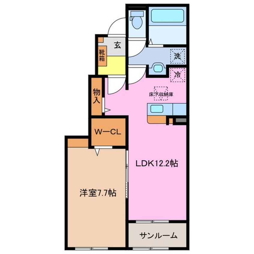 間取図 モアナⅠ