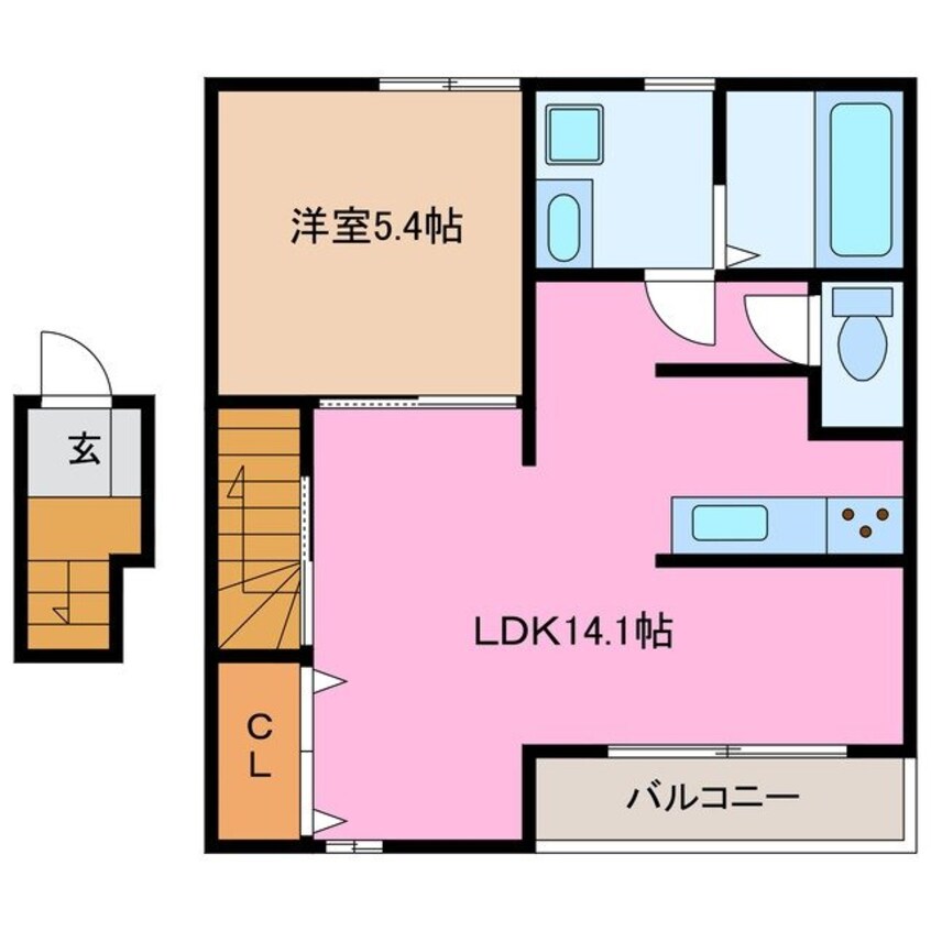 間取図 クオーレ白須賀