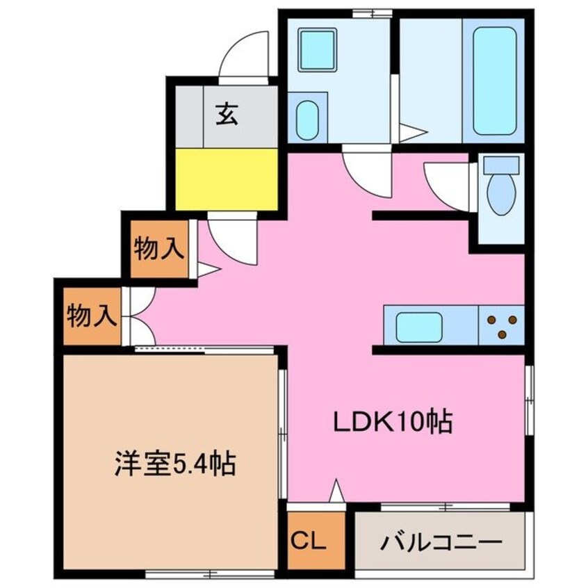 間取図 クオーレ白須賀
