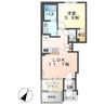神楽 1LDKの間取り