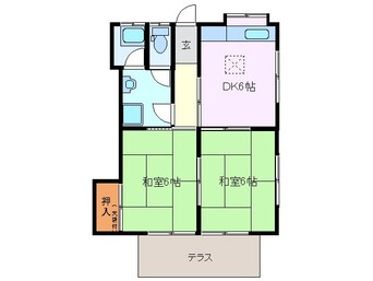 間取図 須藤ハイツ南棟