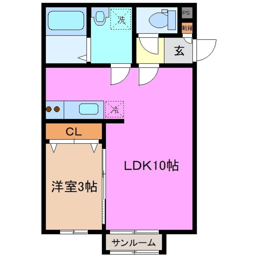 間取図 ｃｈｏｃｏｌａｔ