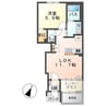 神楽 1LDKの間取り