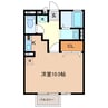 カサグランデⅠ 1Rの間取り