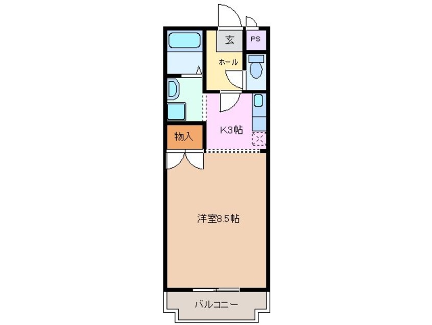 間取図 ライフピット羽津