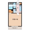MONSTERA（モンステラ） 1Kの間取り