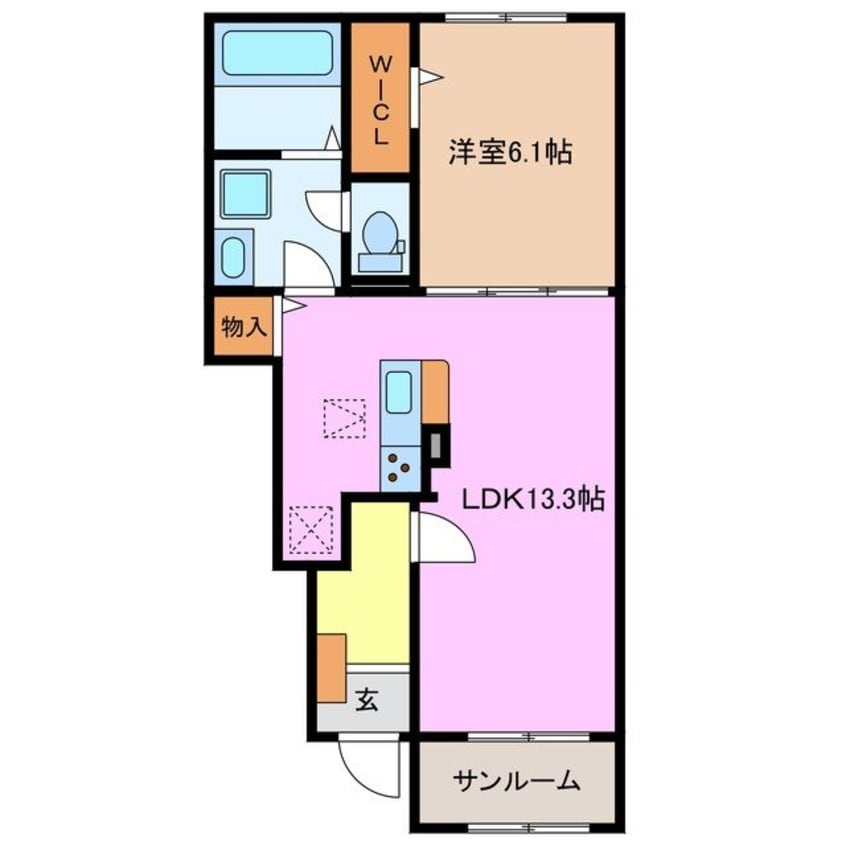 間取図 クレイル